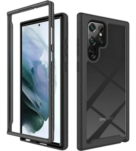 Capa Borda 360 Anti-impacto Compatível Para Galaxy S22 Ultra