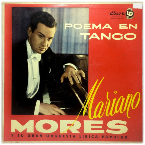 Vinilo Mariano Mores Poema En Tango Lp Argntina 