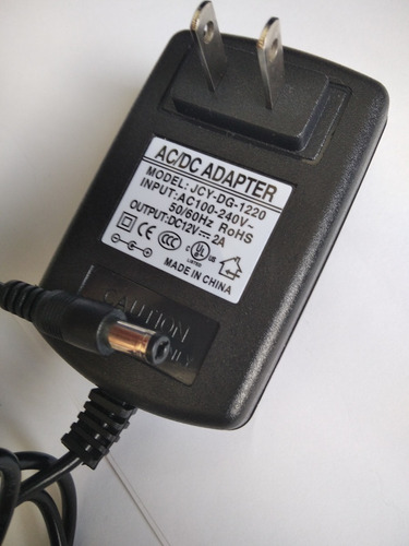 Imagen 4 de 5 de Cargador Para Teclado Yamaha De 12v-2a