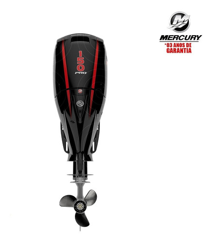 Motor De Popa Mercury 4t 150hp L Efi Pro Xs Pess Física