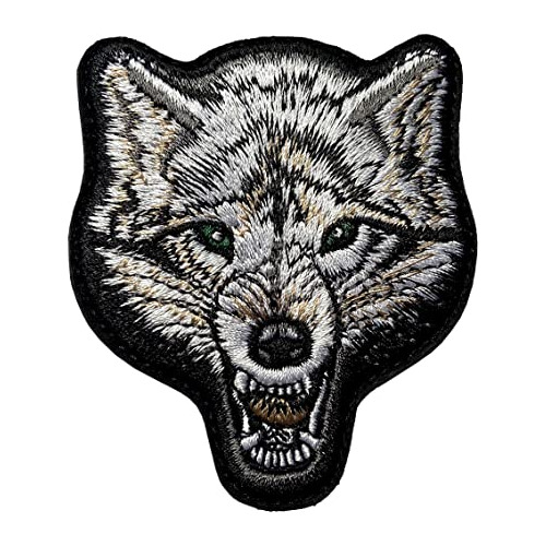 Parche De Lobo Ehope, Brazaletes Bordados, Insignias, Parche