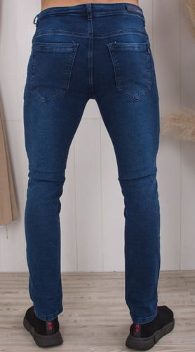 Imagen 3 de 3 de Pantalon Jean Hombre Chupin Elastizado Joemar