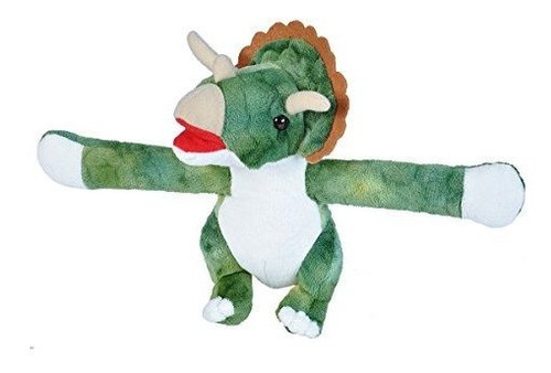 Wild Republic Huggers Triceratops Peluche De Juguete, Pulser