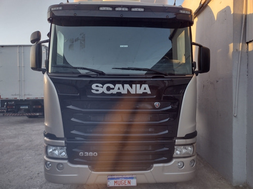 Imagem 10 de 11 de Conjunto Scania G380 6x2 2009+bau Randon 2009 30 Palets