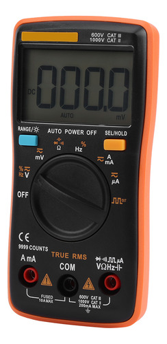 Ohmímetro Aneng An8008 Multímetro Digital True Rms Ac Dc