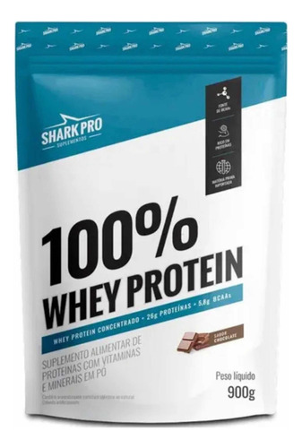 Shark Pro - 100% Whey Protein 0,900g - Chocolate