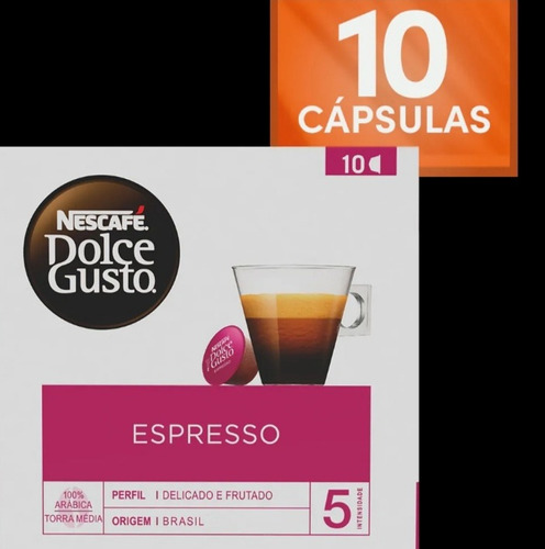 Cápsulas Dolce Gusto, Espresso X10
