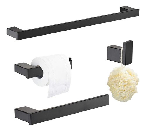 Klabb B58 Ss304 - Juego De Accesorios De Baño (4 Unidades),