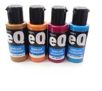 Comprar Set X 5 Pinturas Acrilicas Eq Arte 50cc A Elección