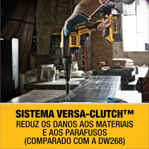 Parafusadeira Drywall De 1/4'' (6,4mm) 20v Dcf622b - Dewalt