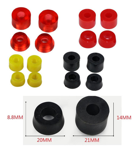 3 Camiones De Patineta Kit De Reconstrucción De Camiones