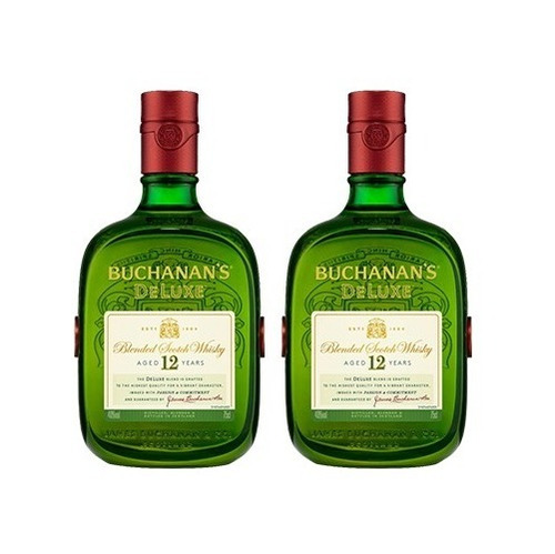 Pack Whiskys Buchanans 12 Años 750 Ml 2pz