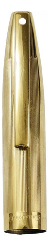 Pluma Fuente Sheaffer Imperial Touchdown De 1970 Punto Oro Chapa De Oro N/a (Usado)