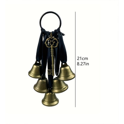 Campanas De Bruja Para De Puerta, Carillón De Viento, Negro