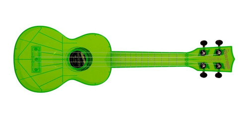 Ukelele Waterman By Kala Verde Ka-swf Soprano Abs Fluor