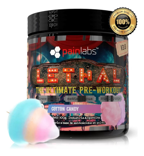 Lethal 3.0 Pre Entreno Pack X 2 Unidades 200mg Cafeina Pain