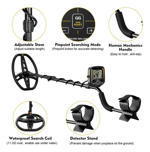 Detector De Metales Subterráneo Tx-850 Localización Precisa