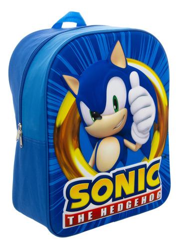 Ruz Mochila Escolar Primaria Diseño 3d Sonic Niños 87166