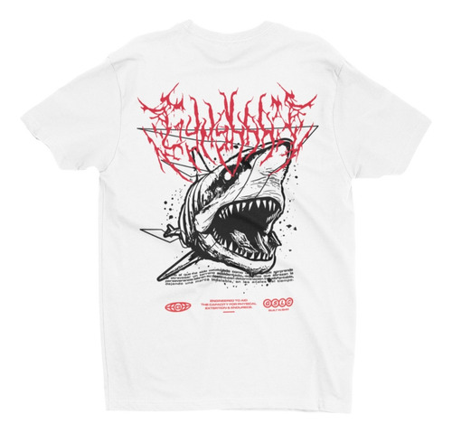 Playera Camiseta Gym Shark Unisex Oversize