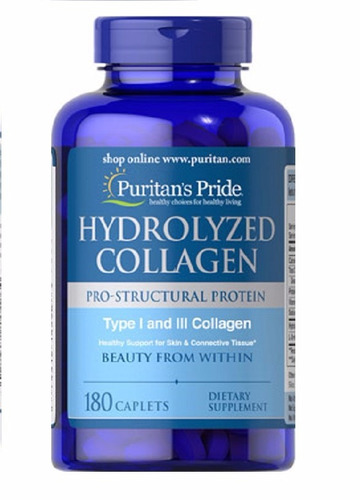 Colágeno Hidrolizado + Vitamina C 180 Cap Puritans Pride