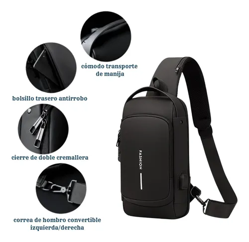 Bolso con puerto usb deals