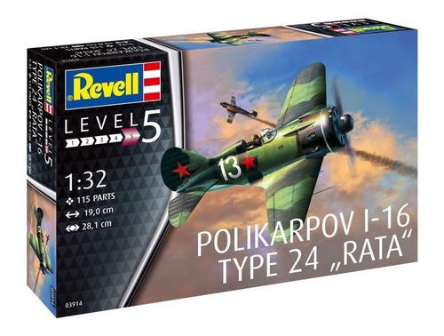 Polikarpov I-16 Type 24 Rata  Escala 1/32 Revell 03914