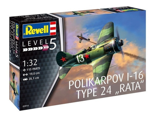 Polikarpov I-16 Type 24 Rata Escala 1/32 Revell 03914