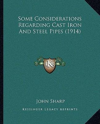 Libro Some Considerations Regarding Cast Iron And Steel P...