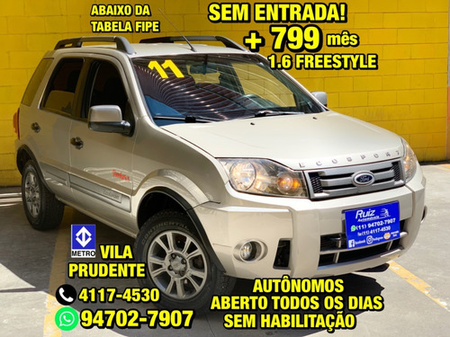 Ford Ecosport 1.6 Freestyle Sem Entrada Abaixo Tabela Fipe