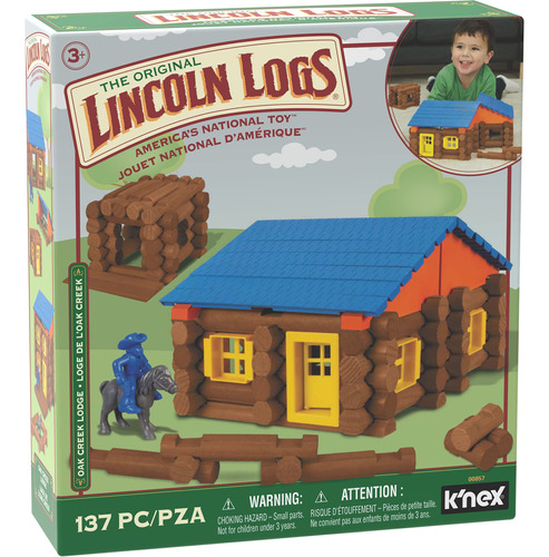 Lincoln Logs - Caba&ntilde;a De Oak Creek - 137 Piezas- Jug.