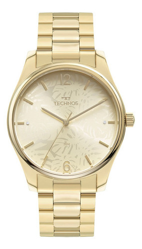 Relógio Feminino Technos Trend Dourado Loja De Fábrica