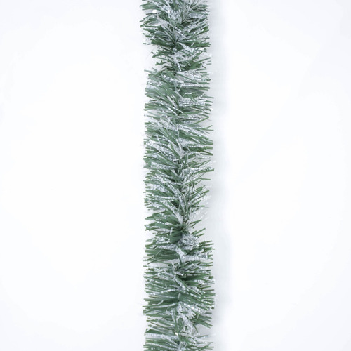 Guirnalda Navidad Verde Pino Con Nieve 6 Cm X 2 M #280