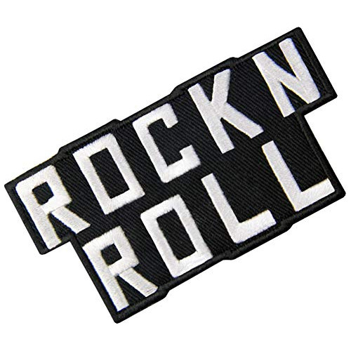 Aplicación Musical Punk Y Heavy Metal Bordada Con Parche De