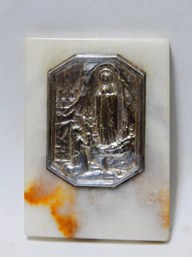 Placa Medalla Nuestra Señora De Lourdes 