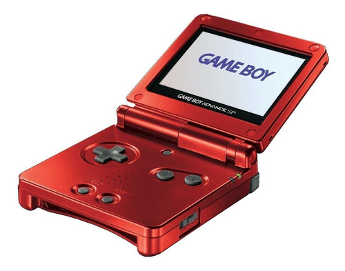 Nintendo Game Boy Advance SP Standard color  rojo llama