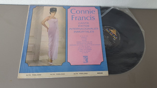 Disco De Acetato Connie Francis Canta Exitos Internacionales