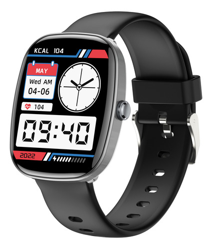 Reloj Inteligente Smart Watch Bluetooth,para Hombre Y Mujer - Monitor Cardiaco, 100+ Modos Deportivos, Alarma De Sueño Y Notificaciones Push
