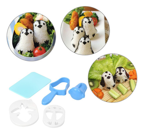 Fiambrera Para Niño Accesorio Caja Bento Onigiri Molde Sushi