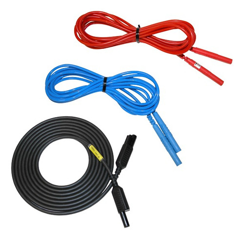 Juego De 3 Cables Para Megóhmetros Aemc