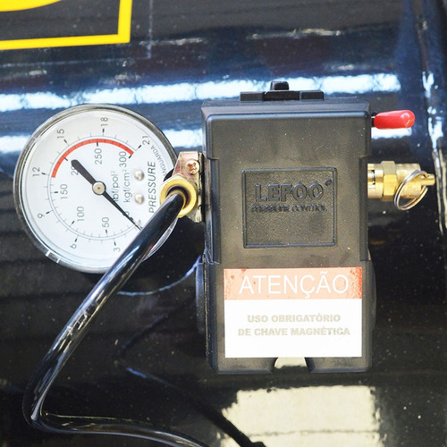 Compressor De Ar 20 Pés 250 Litros Pressure Ônix 20/250 V