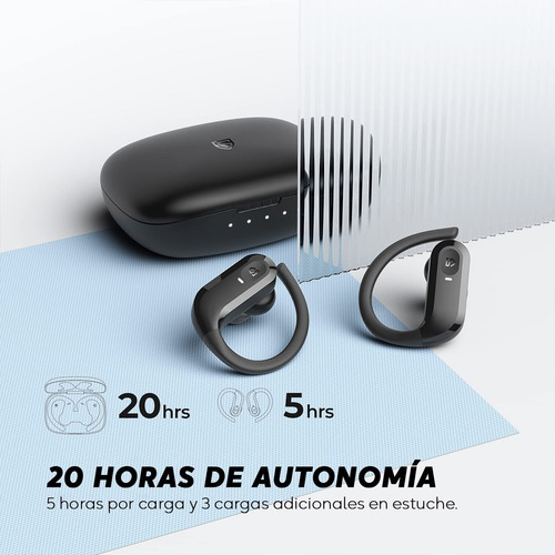 Imagen 8 de 10 de Auriculares Inalámbricos Soundpeats S5 Deportivos Truewings