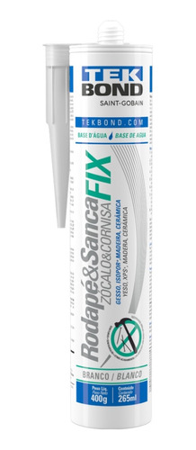 Adesivo Acril Rodape Sanca Fix 400g Tekbond