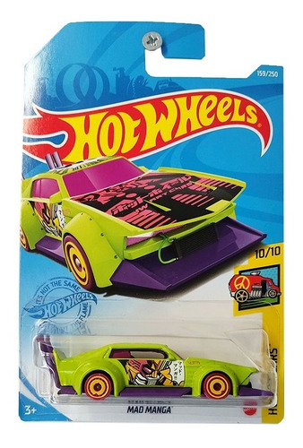 Mad Manga Green Hot Wheels 10/10 (159)