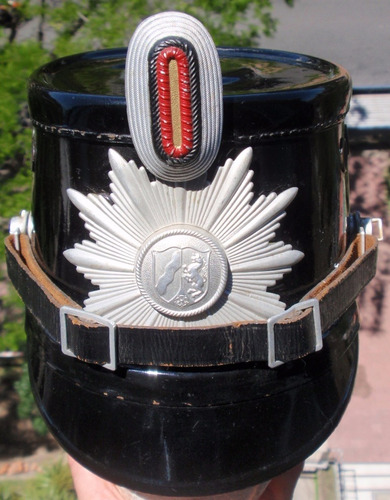 Shako Casco Aleman Westfalen  Post Segunda Guerra Años 1950