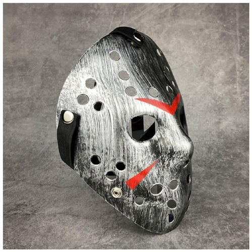 Día De Muertos Costum Jason, Mxjsr-002, 2 Pzas. 25x18x5 Cm, Color Gris Jasonsilver