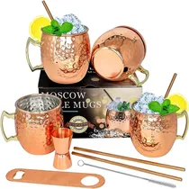 Comprar Moscow Mule Bartender Mixologia Bar Tazas Vasos Frio