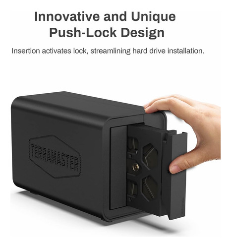 Terramaster F2-212 2bay Nas - Cpu Quad Core Ddr4 Ram Pers...
