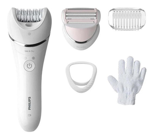 Imagen 1 de 6 de Depiladora Philips Bre712 2 Velocidades Luz 5 Accesorio