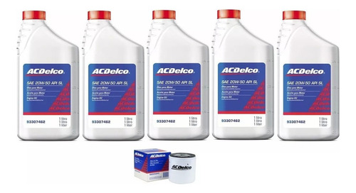 Kit Revisao L Oleo W Mineral Filtro Acdelco Vectra 2001 Acde