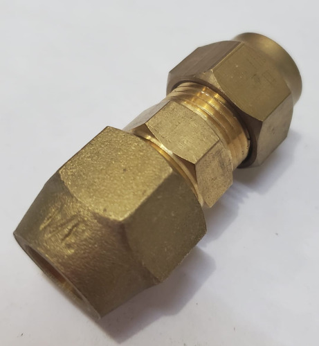 Niple Union Unidor 2 Tuercas Bronce 1/2 Tuberia Flexible